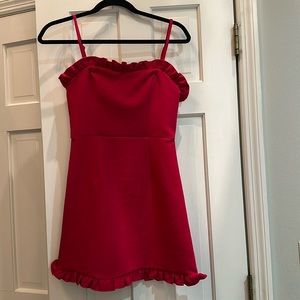 French Connection hot pink dress